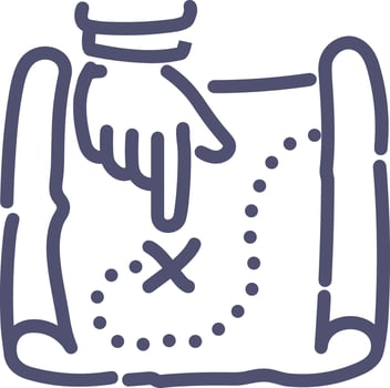 Hand icon symbol image illustration vector