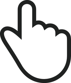 Hand icon symbol image illustration vector
