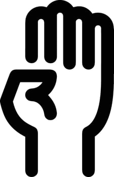 Hand icon symbol image illustration vector