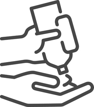 Hand icon symbol image illustration vector