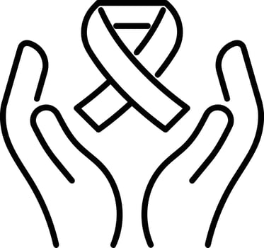 Hand icon symbol image illustration vector