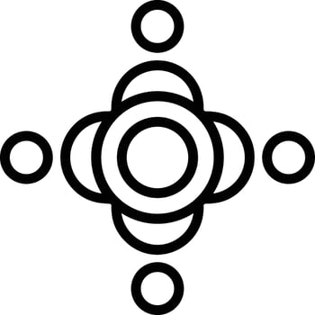 Hand icon symbol image illustration vector