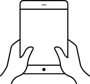 Hand icon symbol image illustration vector