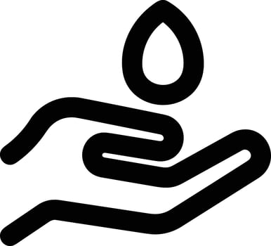 Hand icon symbol image illustration vector