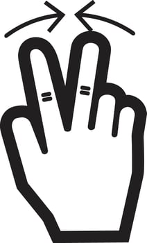 Hand icon symbol image illustration vector