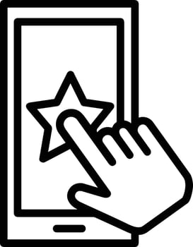 Hand icon symbol image illustration vector