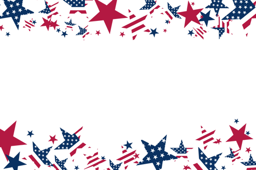independence day star flag png