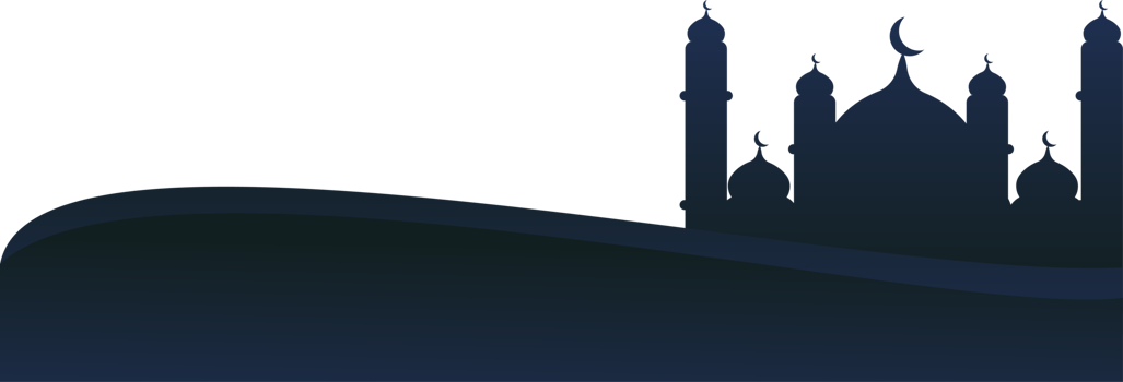 gradient islamic frame png