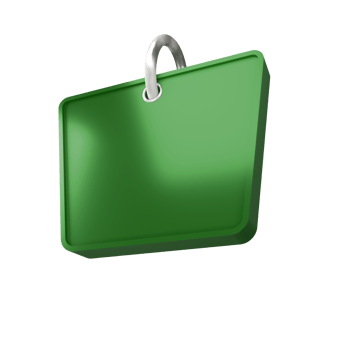 3d sales green discount price tag png