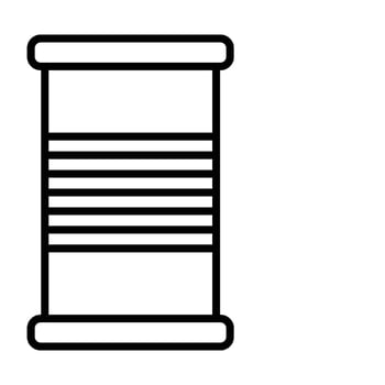 Tin Line Icon Design vector