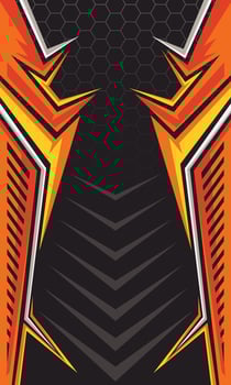 Racing style geometric abstract background. Sublimation printing jersey fabric template vector