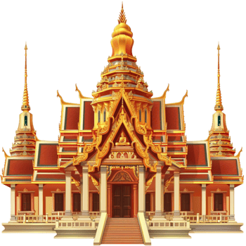 the golden temple in thailand png