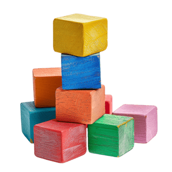 colorful wooden blocks png