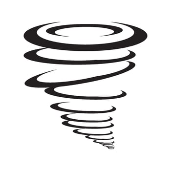 tornado icon design vector
