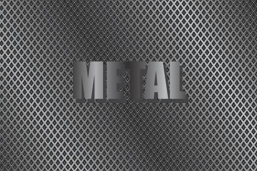 Realistic metal grill background design. Steal background metallic. vector