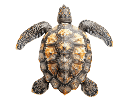 turtle on isolated background png