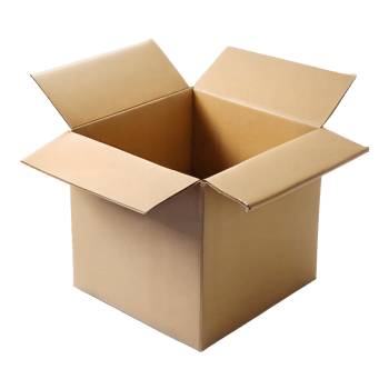 Open Cardboard Box On Transparent Background png