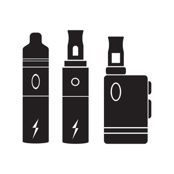 Vape smoking tool icon vector