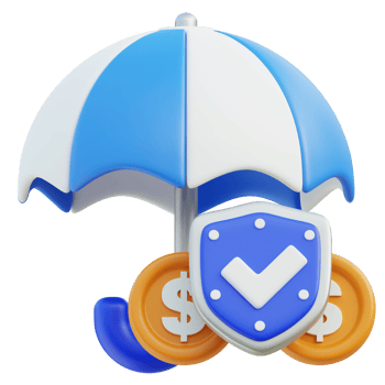 Business Insurance Icon 3D Design png