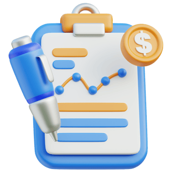 Business Contract 3D Design png