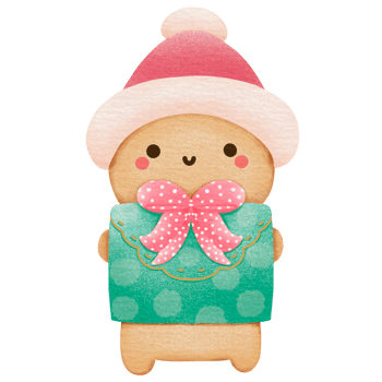Ginger bread watercolor illustration christmas png
