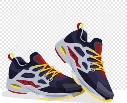 Sport, Running, Training, Gym Shoes vector