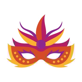 Mardi Gras Mask Illustration vector