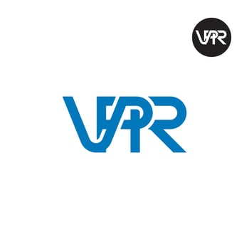 VPR Logo Letter Monogram Design vector