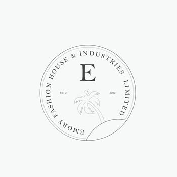 E letter logo with a creative floral concept for company business beauty real estate premium vector
