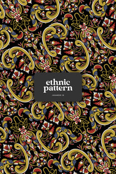 Javanese Ethnic illustration for background vector