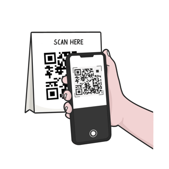 Barcode QR Scan With Phone Transparent Background png
