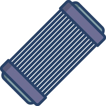 Air Filter linear color illustration vector