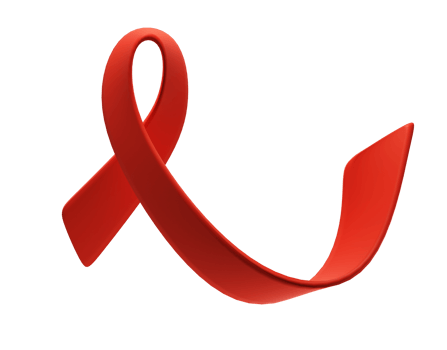 World AIDS Day on December 1. 3d red ribbon. Aids Awareness icon design for poster, banner, t-shirt illustration png