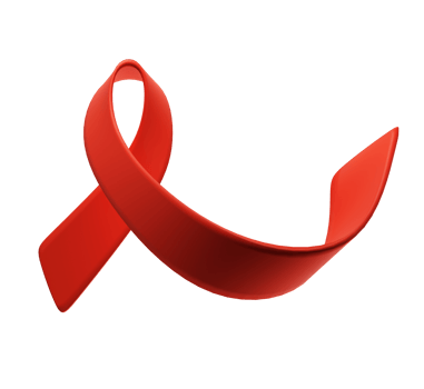 World AIDS Day on December 1. 3d red ribbon. Aids Awareness icon for poster, banner, t-shirt illustration png