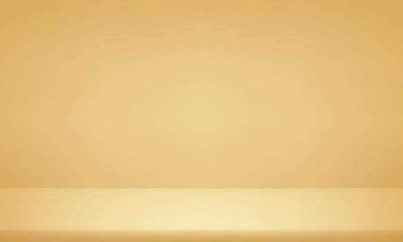 Pastel yellow studio room background. Yellow background 3d with podium. Empty room with light effect. Space for selling products on the website. Business backdrop. illustration. vector