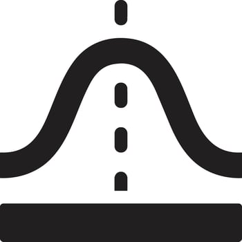 Chart icon symbol image for data statistic analysis illustration vector