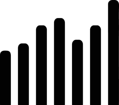 Chart icon symbol image for data statistic analysis illustration vector