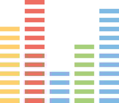 Chart icon symbol image for data statistic analysis illustration vector
