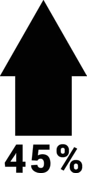 Chart icon symbol image for data statistic analysis illustration vector