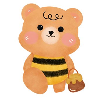bear with a pot of honey. png