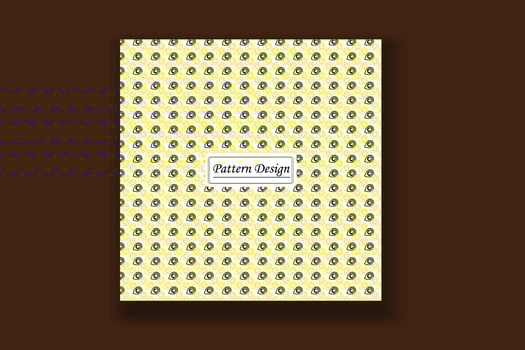 The pattern is used to make a printed pattern fabric. vector
