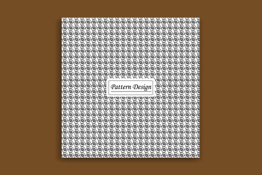 The pattern is used to make a printed pattern fabric. vector