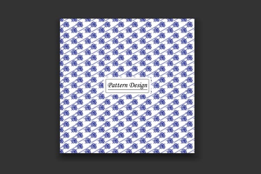 The pattern is used to make a printed pattern fabric. vector