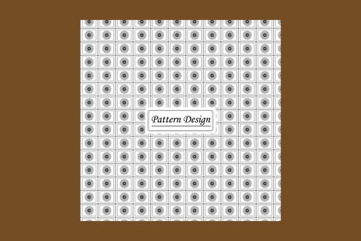 The pattern is used to make a printed pattern fabric. vector