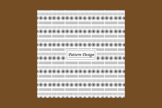 The pattern is used to make a printed pattern fabric. vector