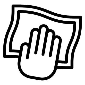 dry line icon vector