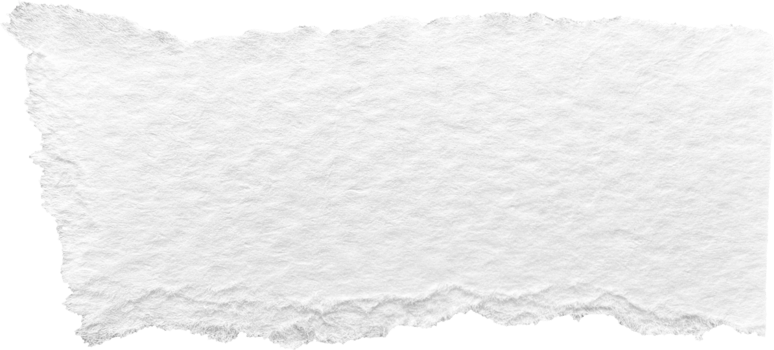 White Torn Paper Textured Piece png