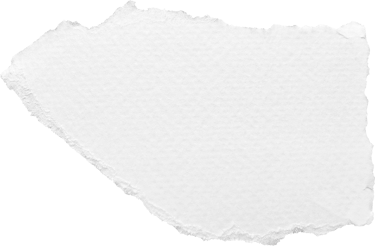 White Torn Paper Textured Piece png
