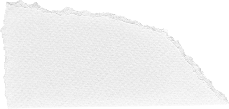 White Torn Paper Textured Piece png