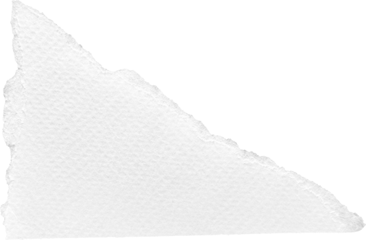 White Torn Paper Textured Piece png